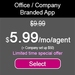 Loan Calculator App; Agent Branded App; Loan Officer Branded App